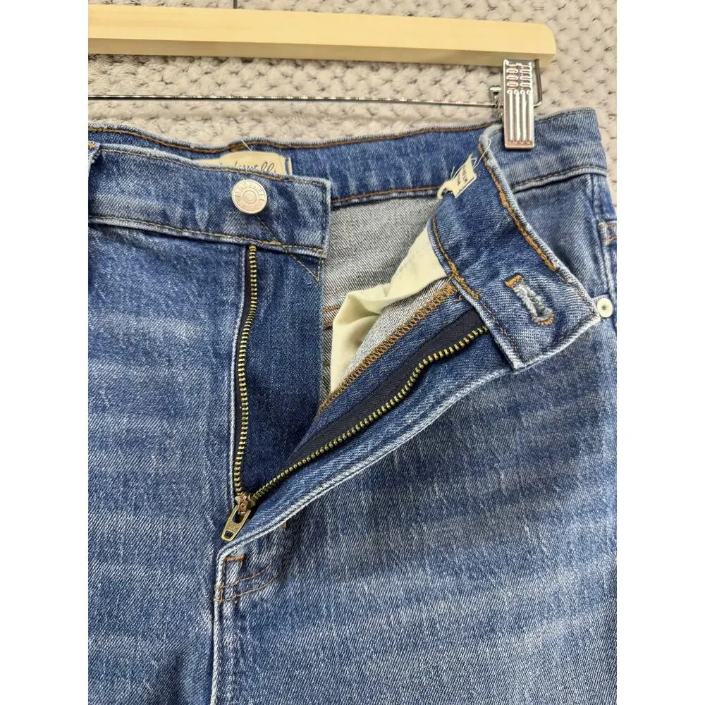 Madewell The High-Rise Slim Crop Boyjean Womens 29 Blue Denim